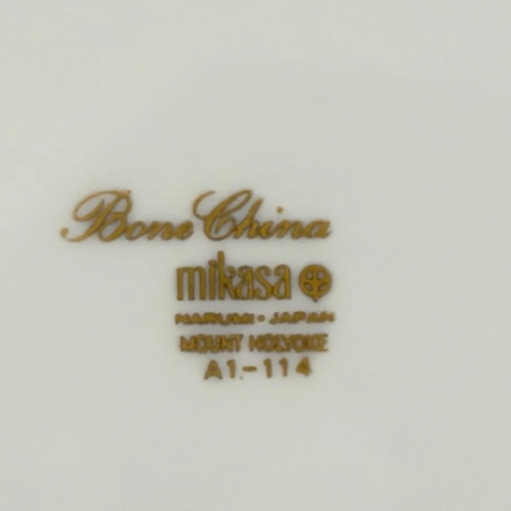 Mikasa Mount Holyoke Bread & Butter Plates Set Of 4 Vintage A1 -‎ 114